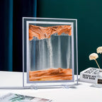Quadro de areia de fluxo em cascata