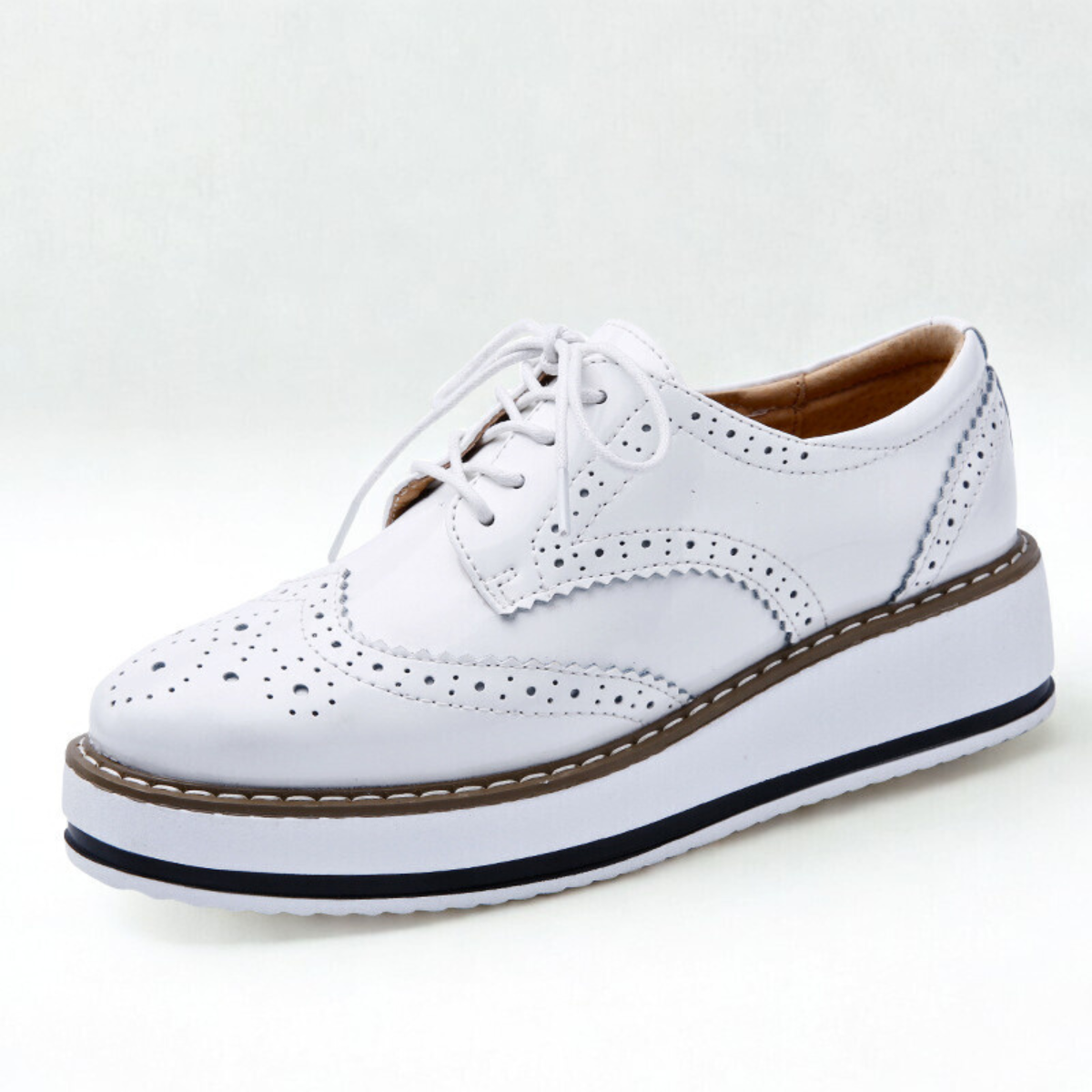 Sapatos de plataforma Lustra
