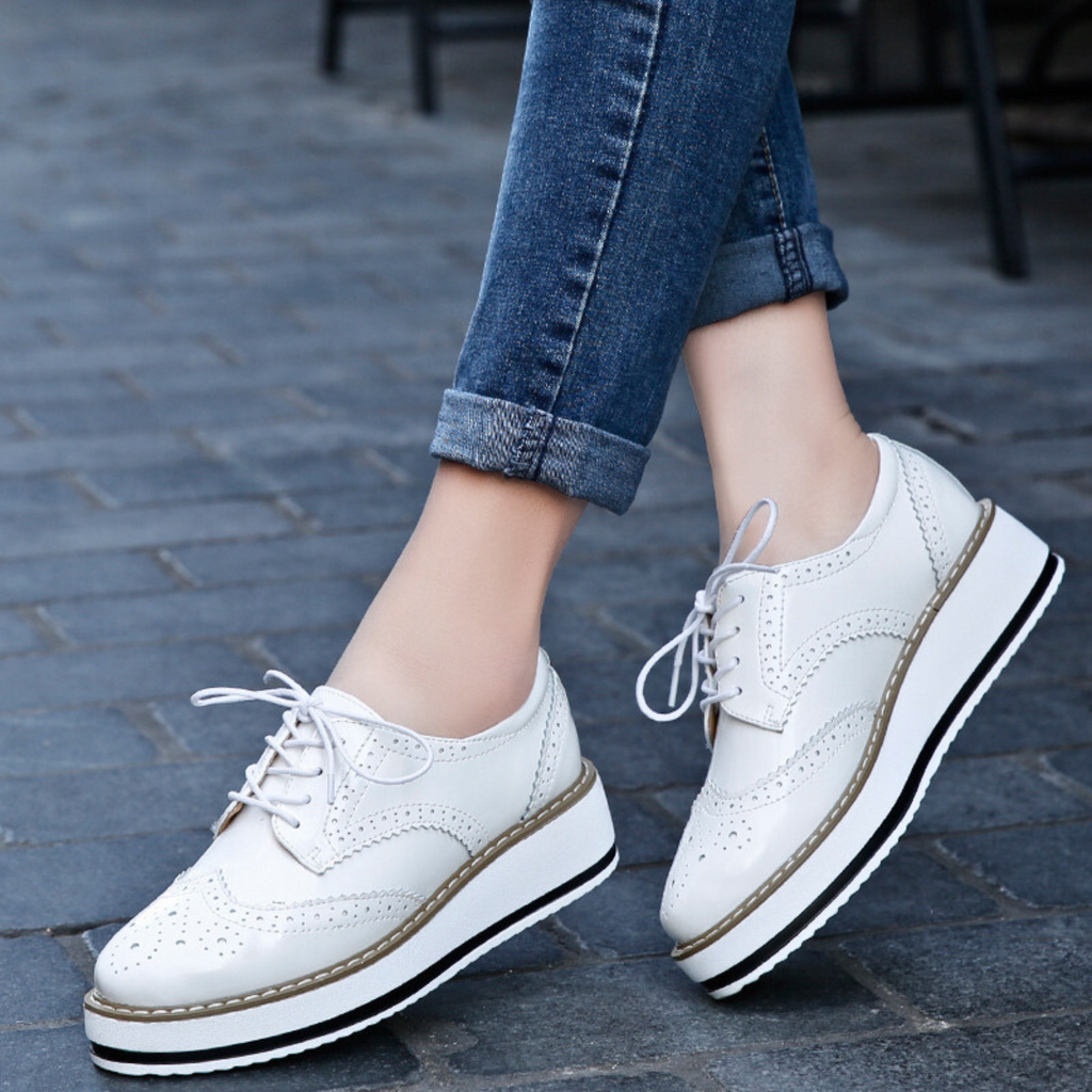 Sapatos de plataforma Lustra