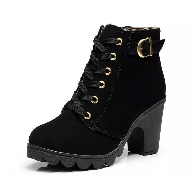 Liora Mid-Heel Ankle Boots