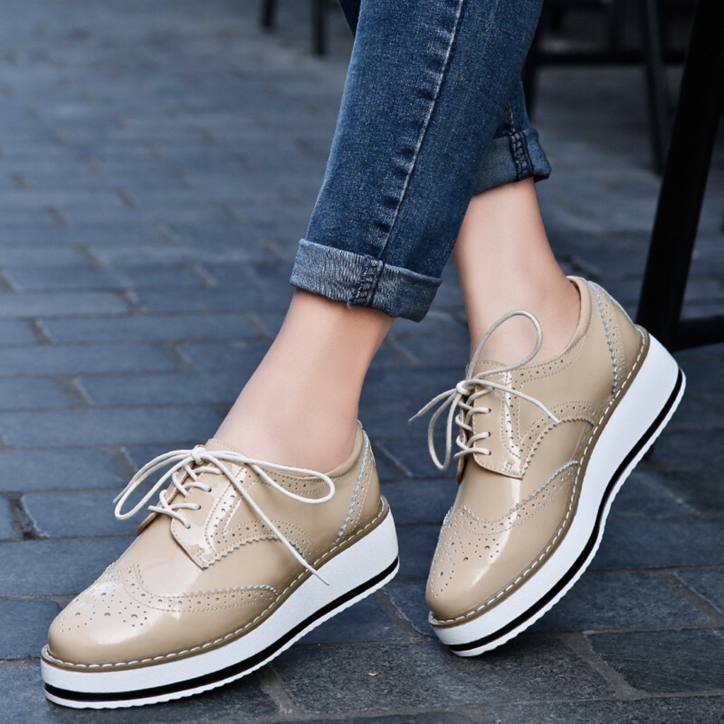 Sapatos de plataforma Lustra