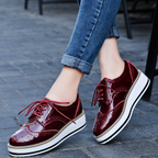 Sapatos de plataforma Lustra