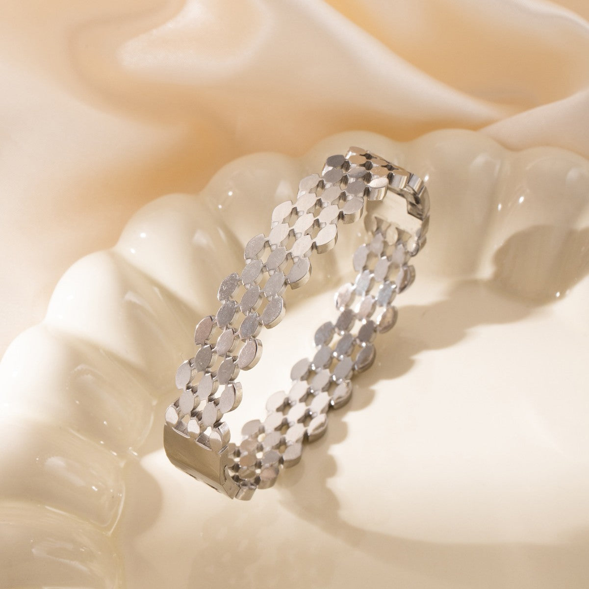 Honeycomb Bangle