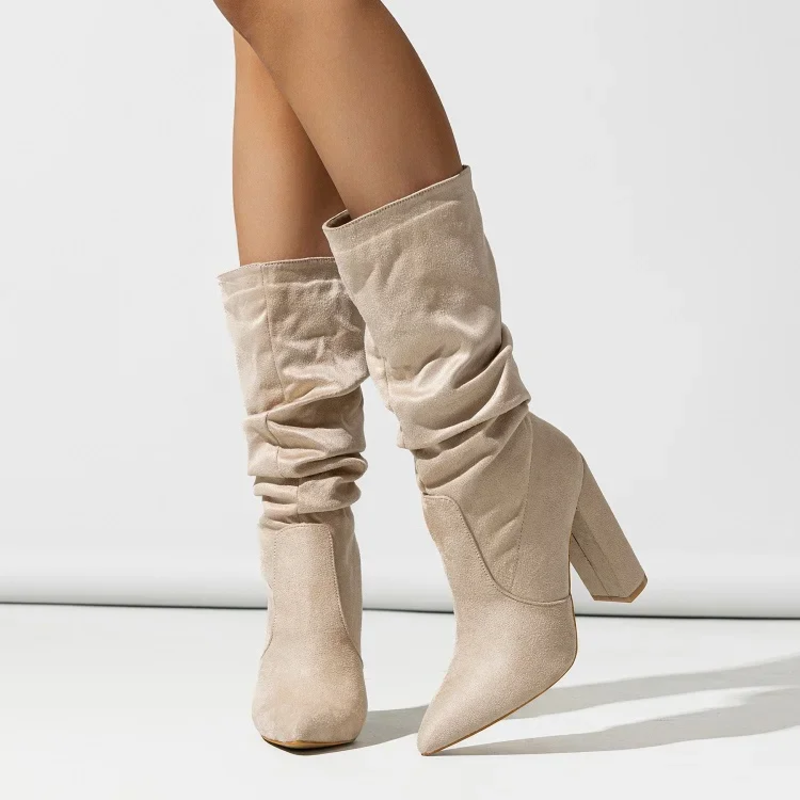 Botas de Suede Slouchy de Serena