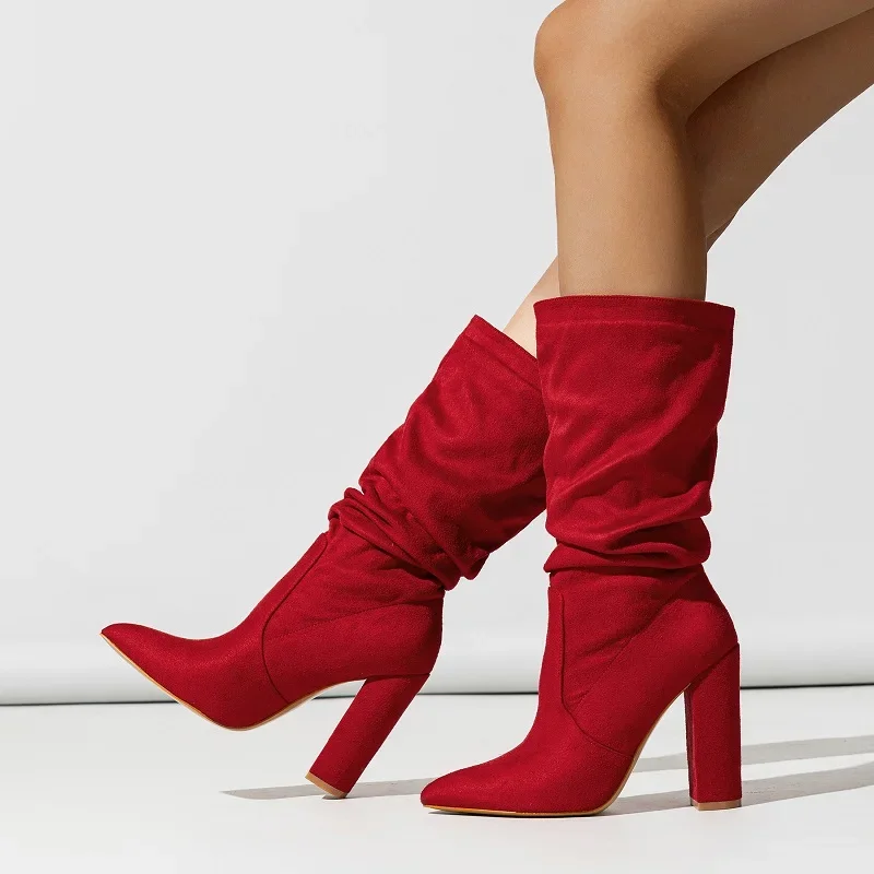 Botas de Suede Slouchy de Serena