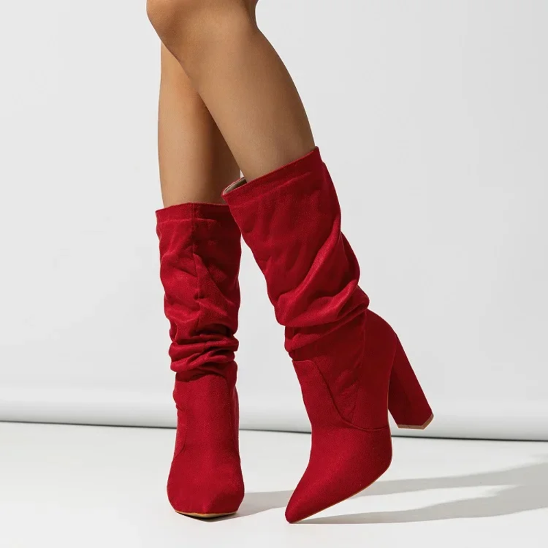 Botas de Suede Slouchy de Serena