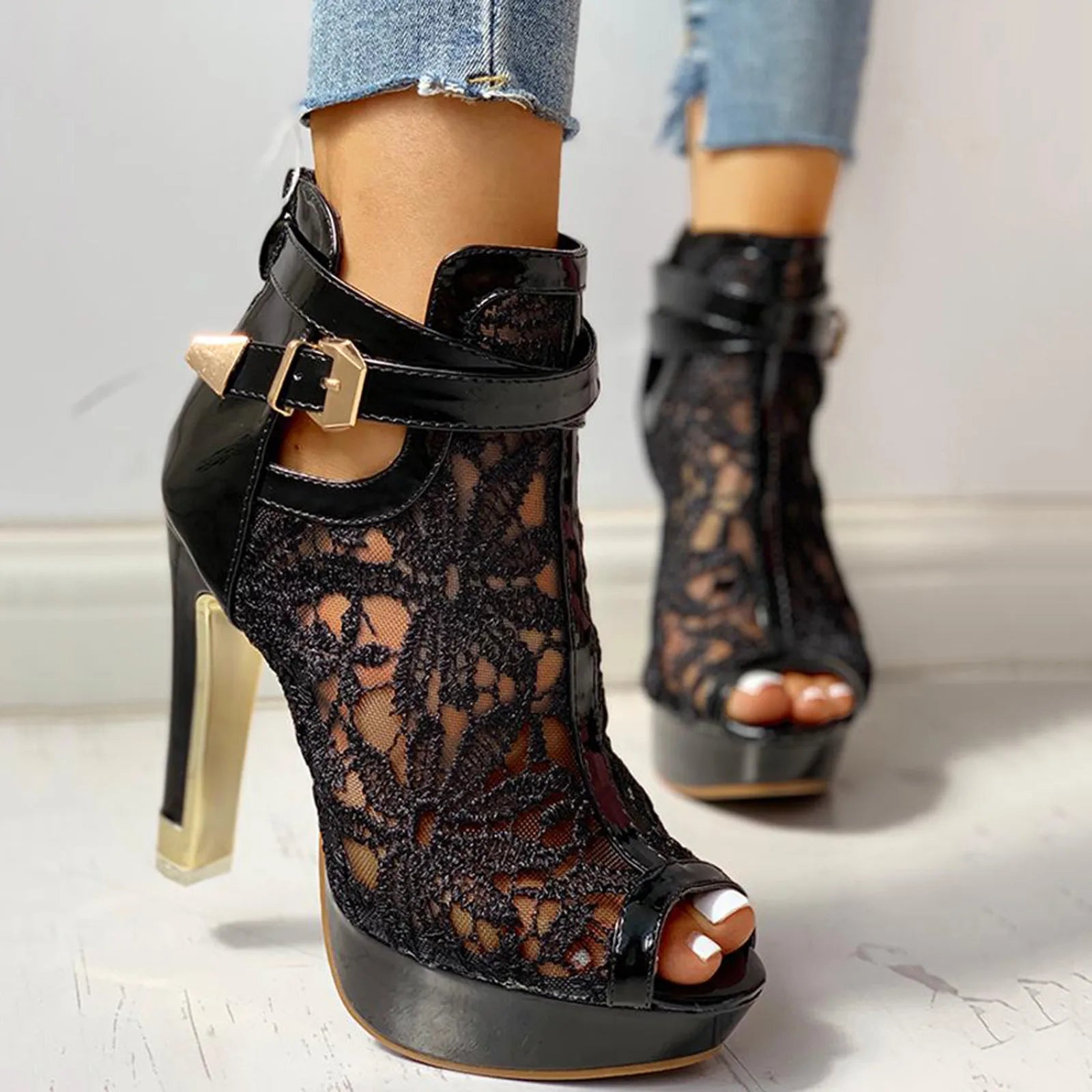 Ella Heels Floral