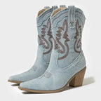 Botas de jeans rústicas