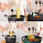 Cozinha sem esforço: Conjunto de artigos de cozinha sem bastões