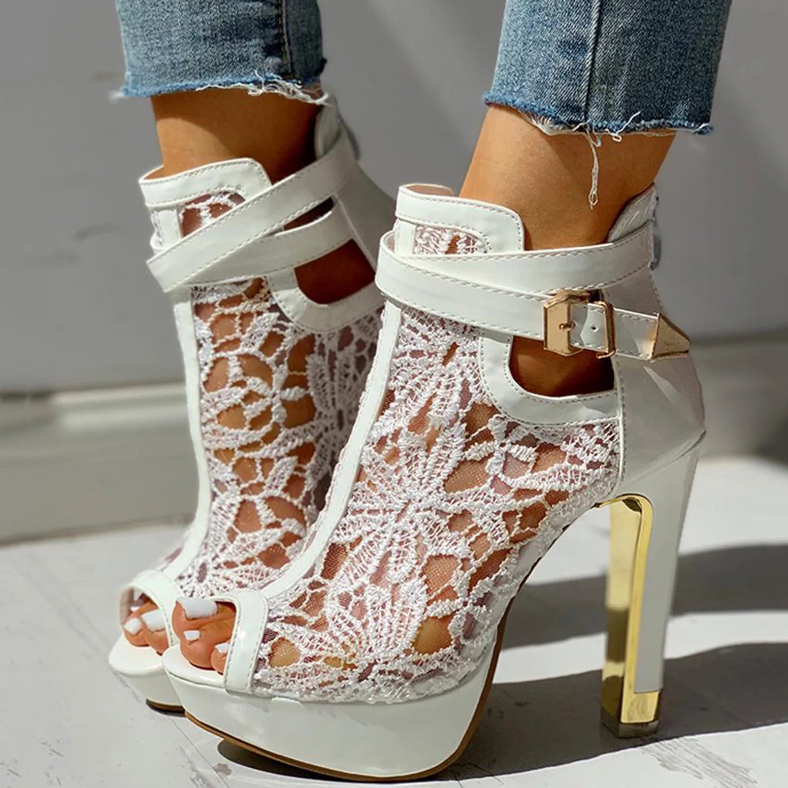 Ella Heels Floral