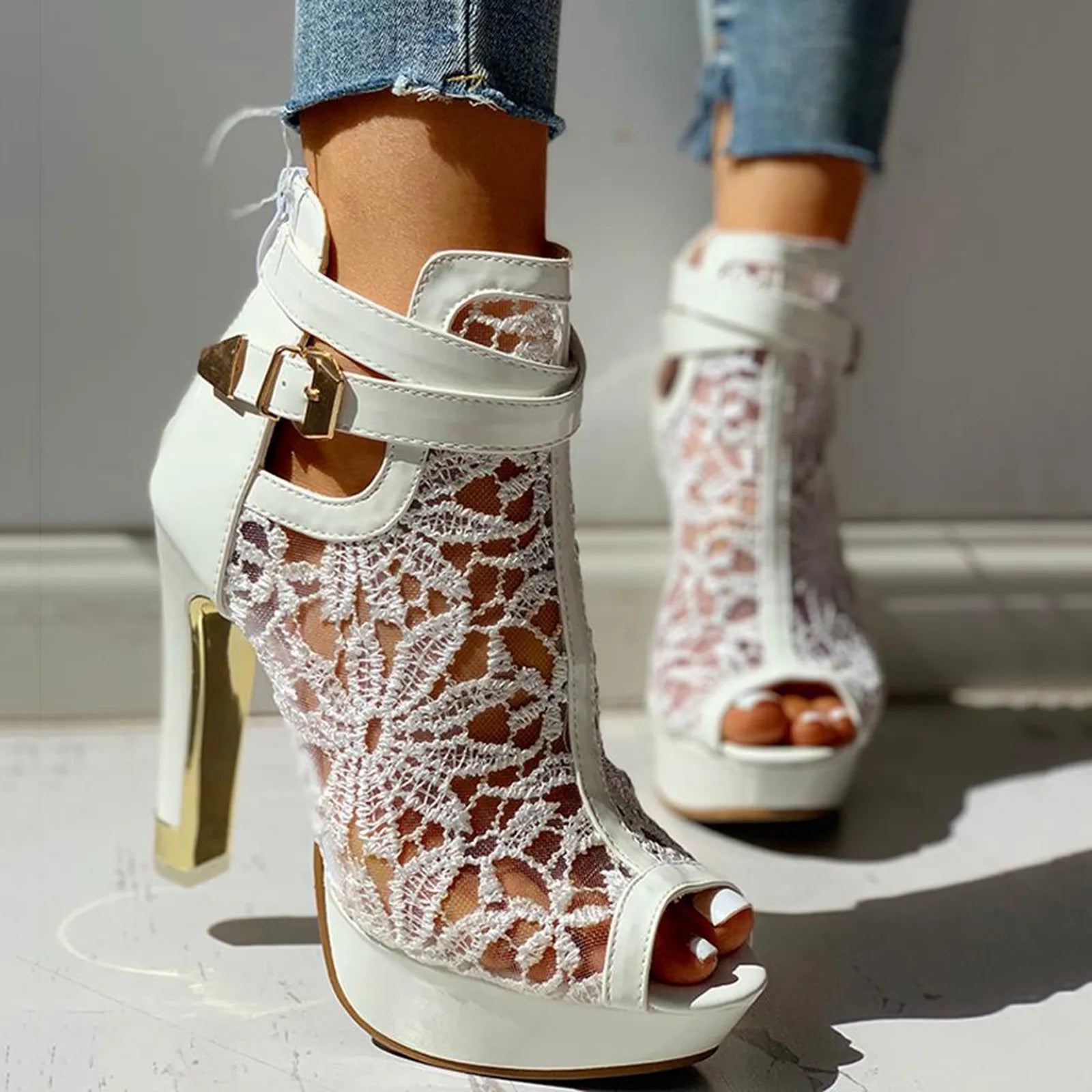Ella Heels Floral