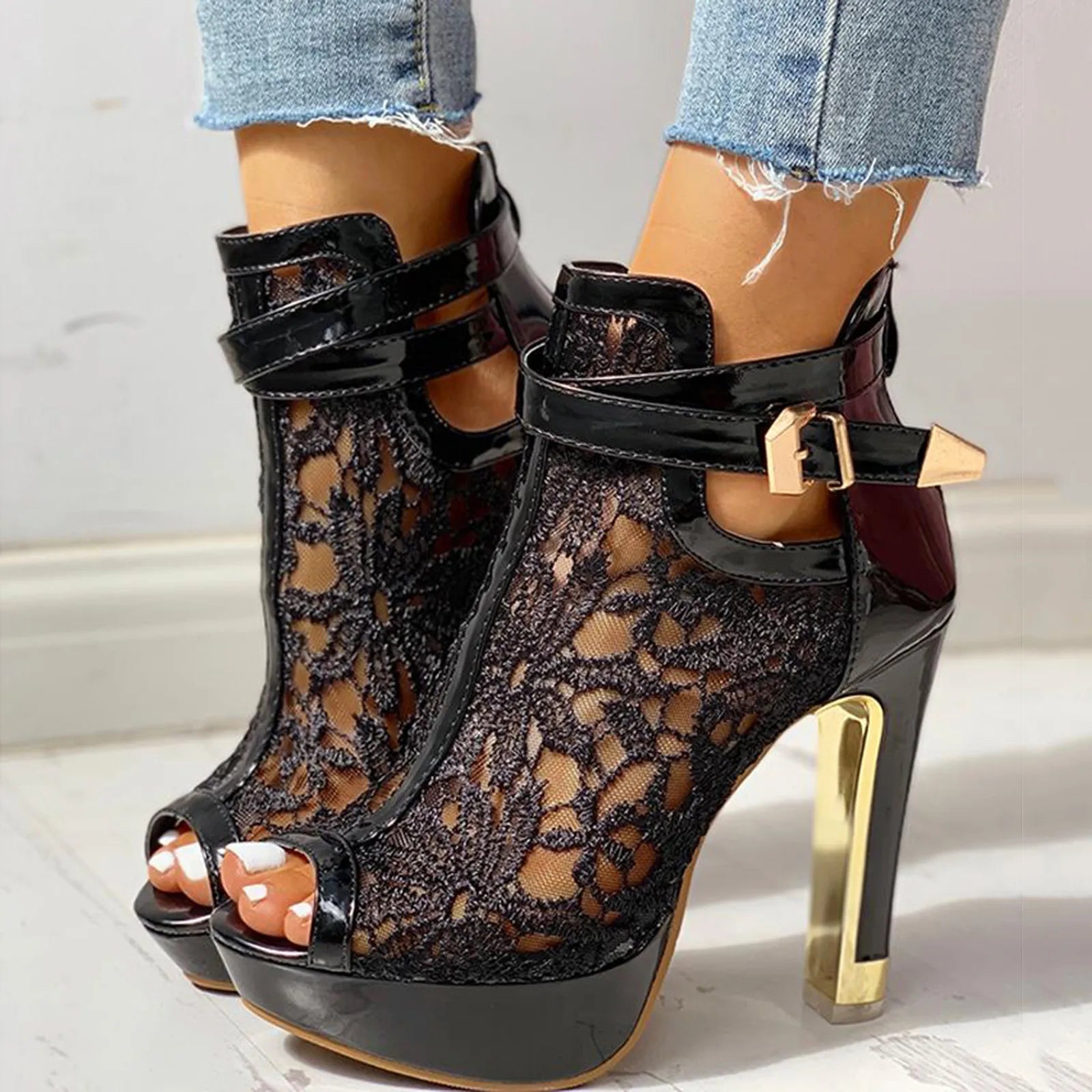Ella Heels Floral