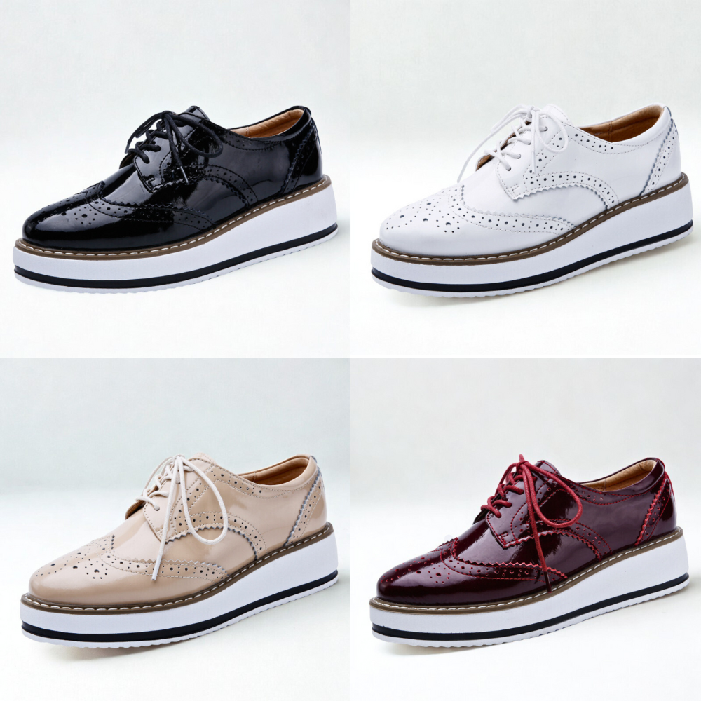 Sapatos de plataforma Lustra
