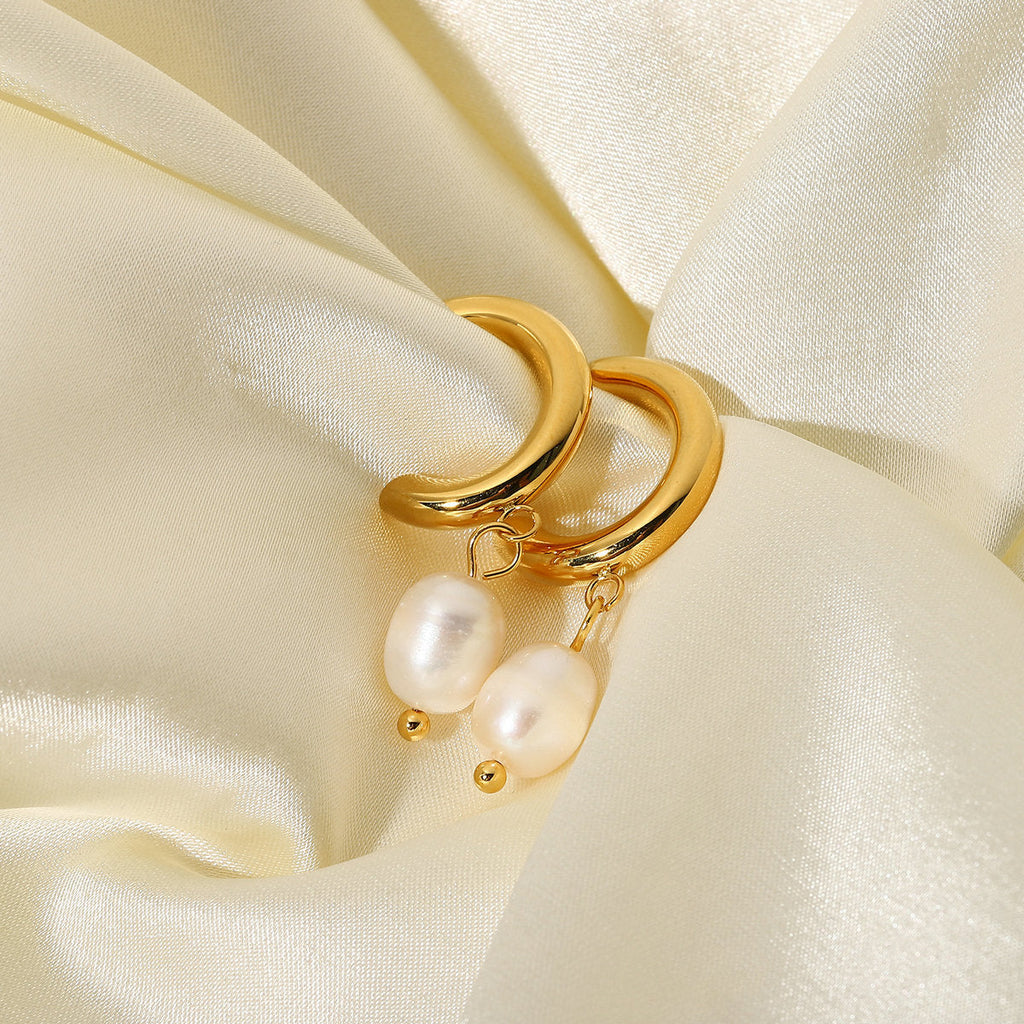 Maria Huggie Hoops