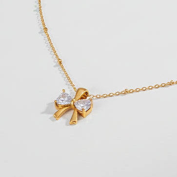 Bow Pendant Necklace